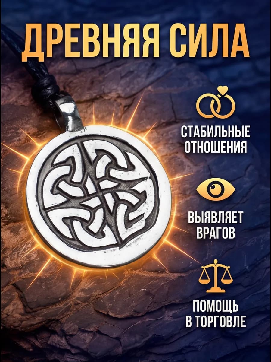 Амулет "Солнечный узел" 3