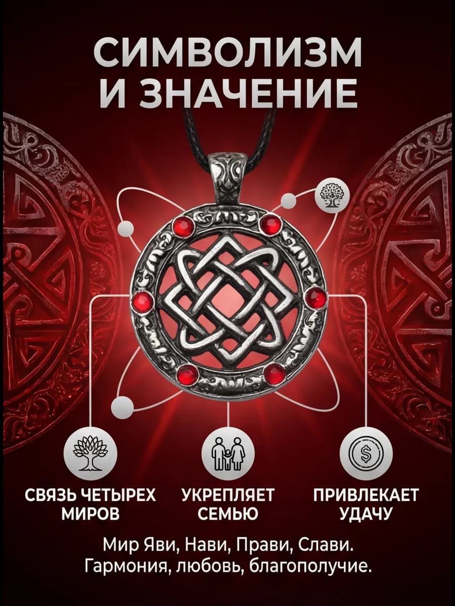 Амулет защитный славянский «Звезда Лады» 3