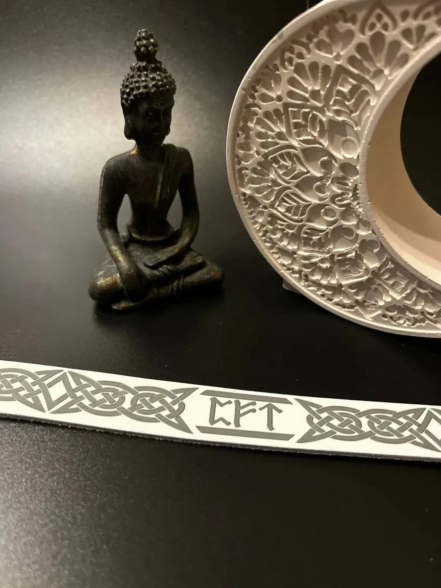 Браслет рунический "Формула богатства", натуральная кожа * A 3