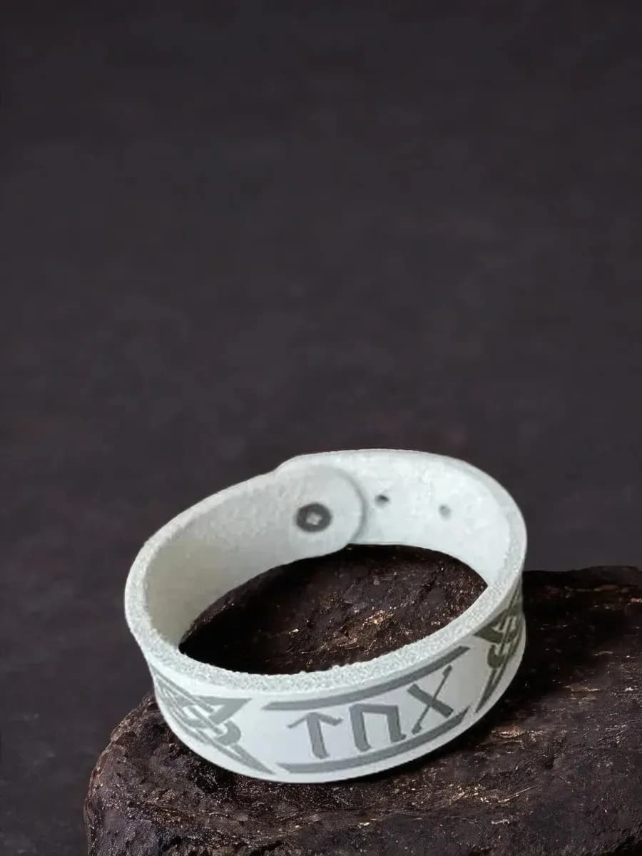 Браслет "Код любви", натуральная кожа * B 2