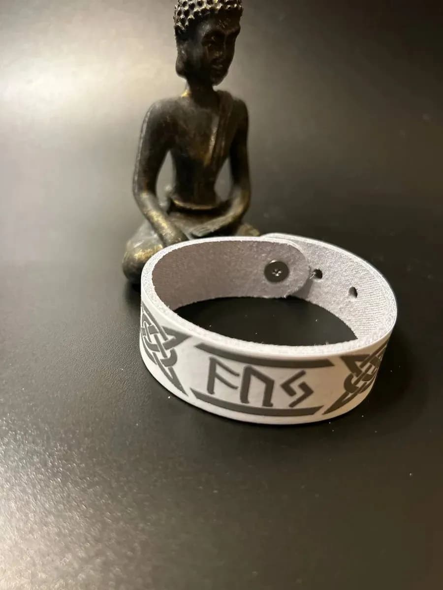 Браслет "Абсолютное счастье", натуральная кожа * B 3