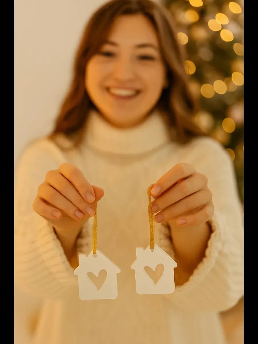 Набор фигурок из гипса Домики 2