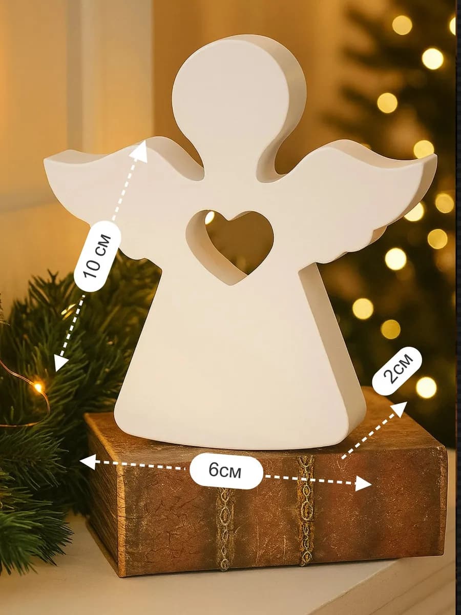 Фигурки ангелов из гипса 2