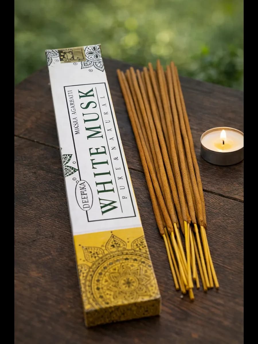 Благовония индийские Deepika White Musk Белый мускус