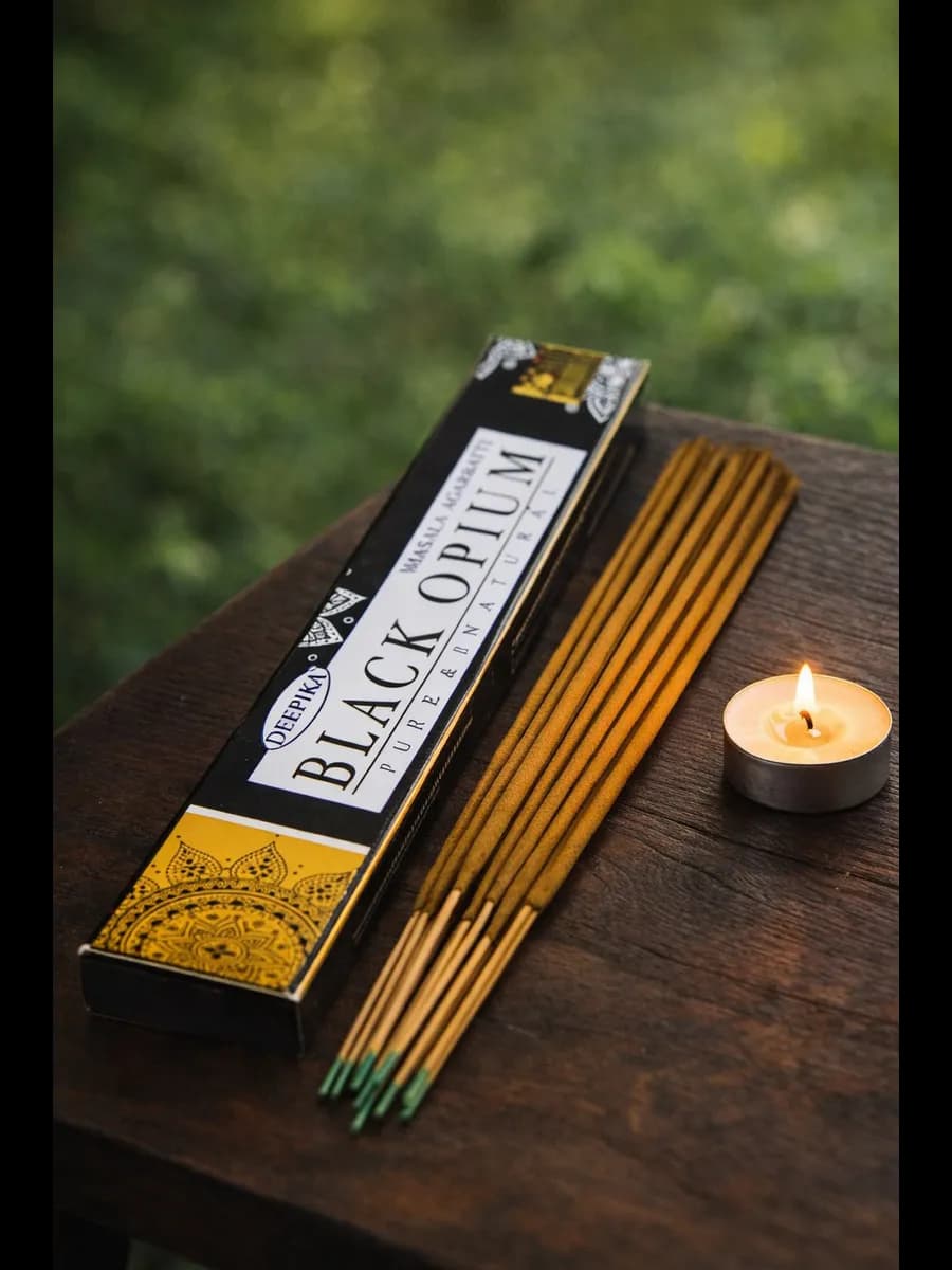 Благовония индийские Deepika Black Opium