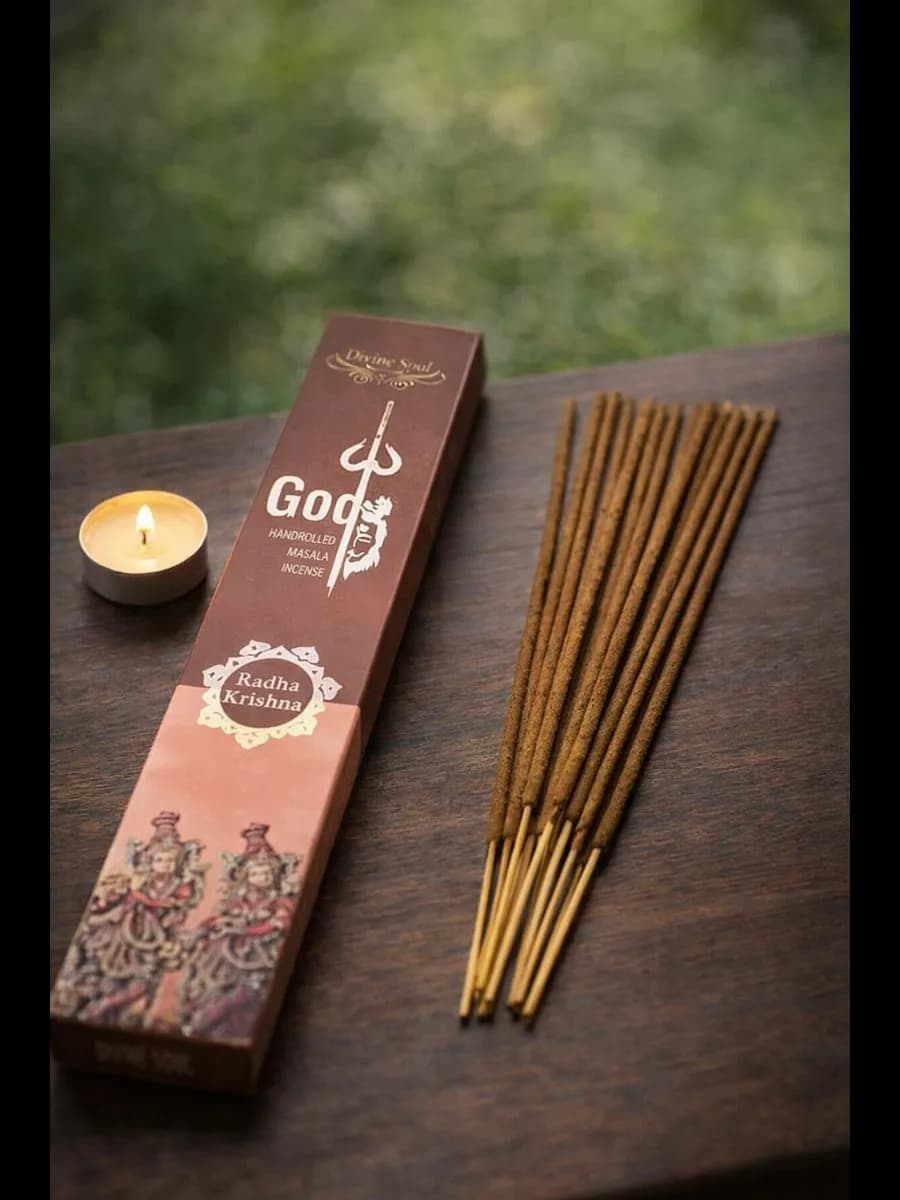 Благовония индийские Divine Soul Gods Radha Krishna Кришна