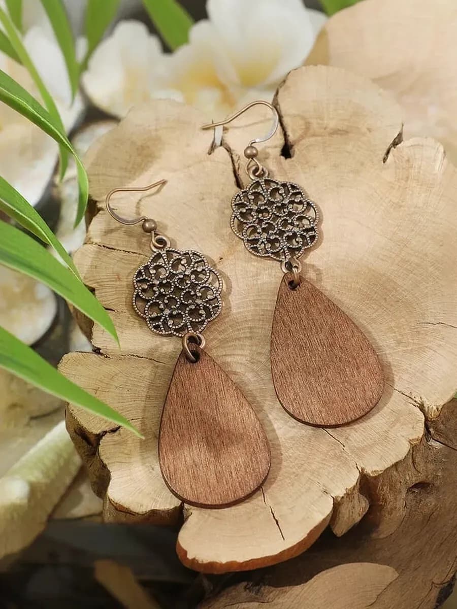 Этно серьги в стиле бохо