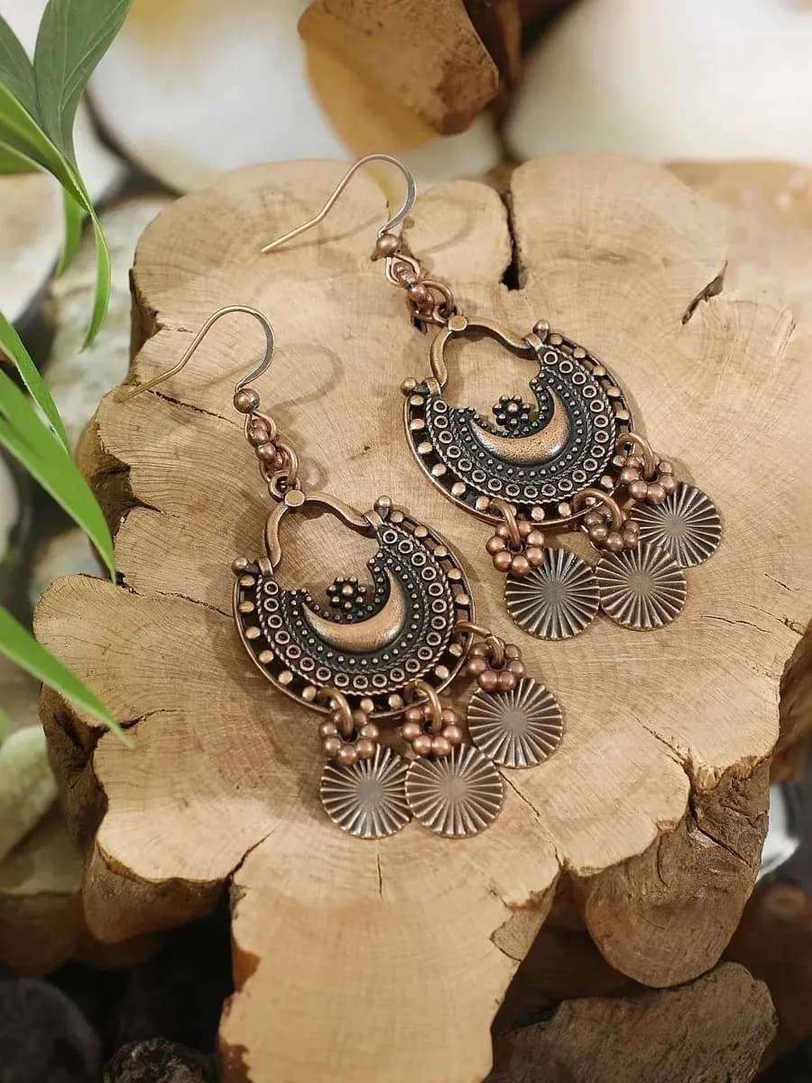 Этно серьги в стиле бохо