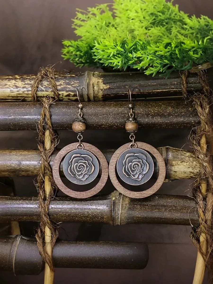 Этно серьги в стиле бохо