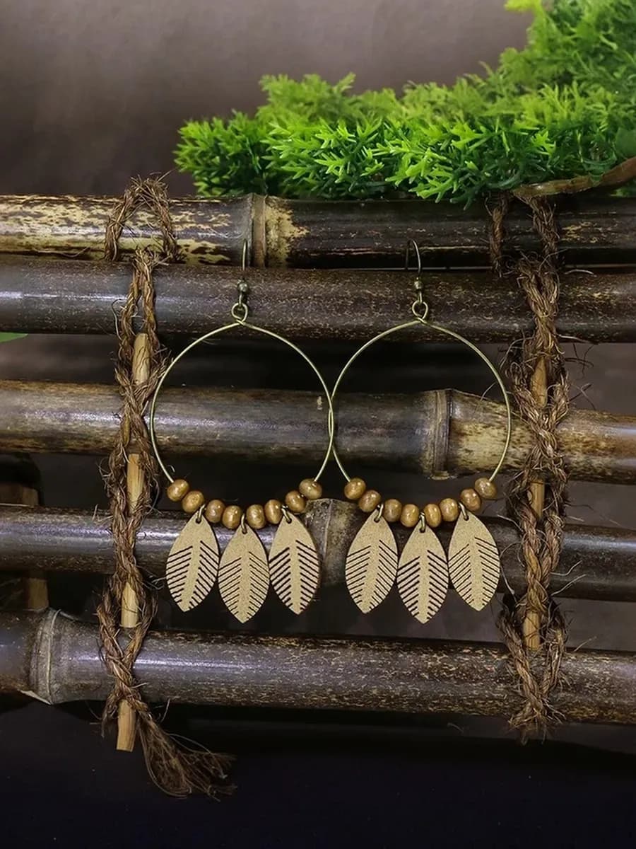 Этно серьги в стиле бохо