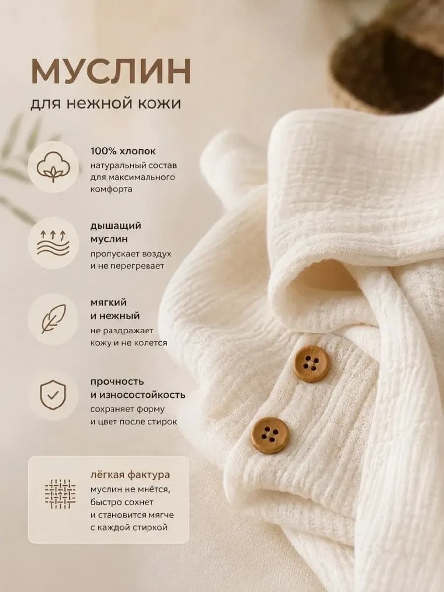 Костюм муслиновый детский * 86 2