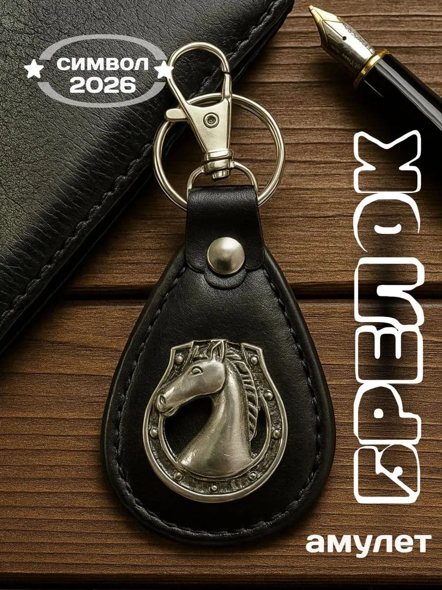 Брелок-амулет "Символ года Подкова"