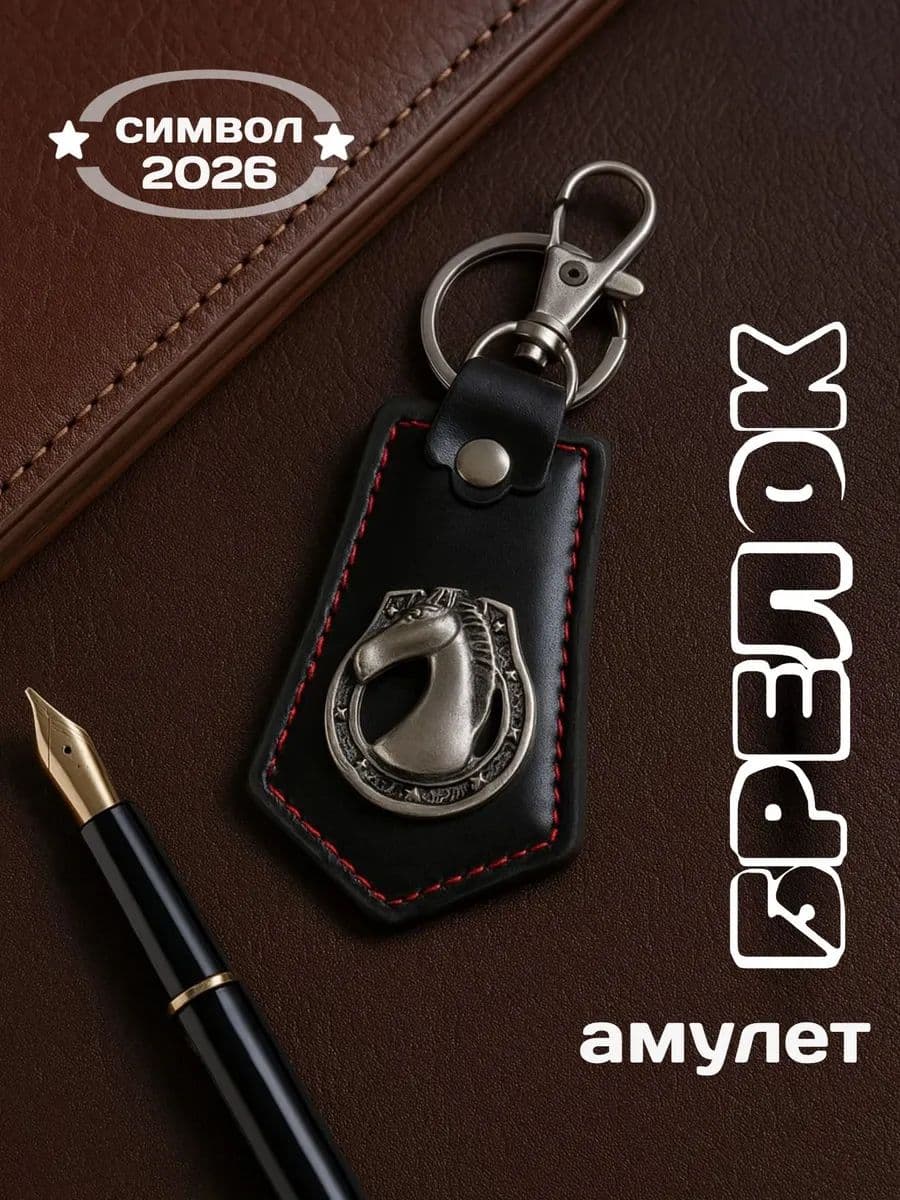 Брелок-амулет "Символ года Подкова"