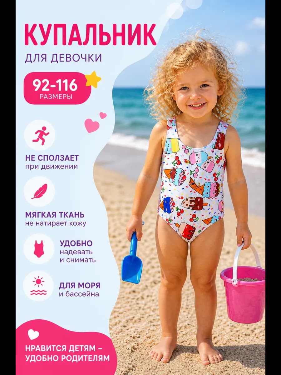 Купальник детский * 98 3