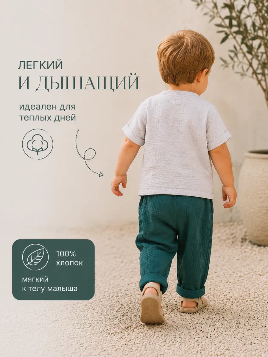 Костюм муслиновый детский * 104 3